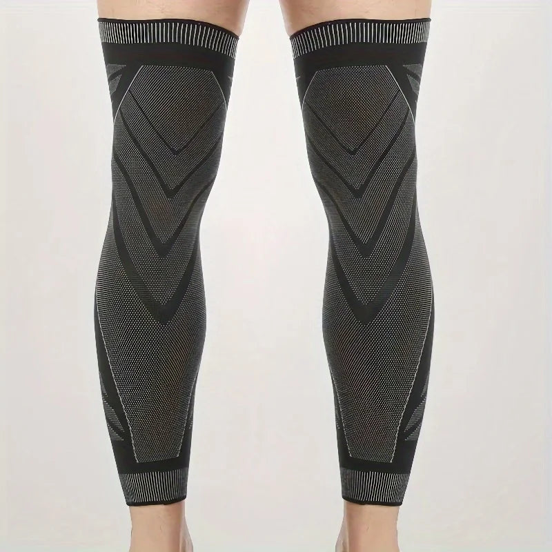 Full-Length Compression Leg & Knee Sleeve for Sports - 4