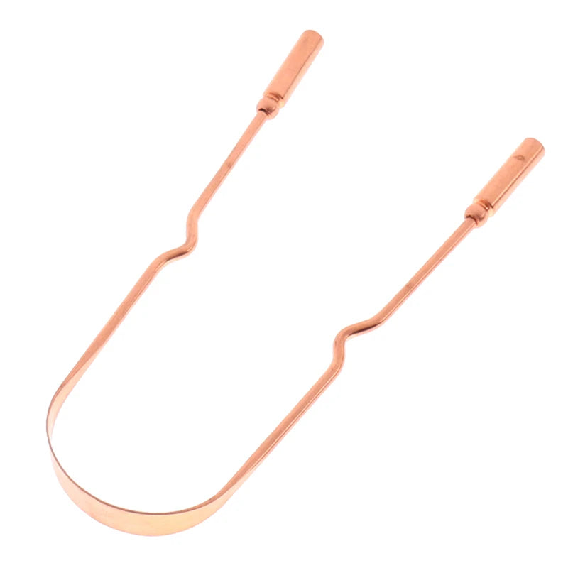 Pure Copper Tongue Scraper for Fresh Breath - 4