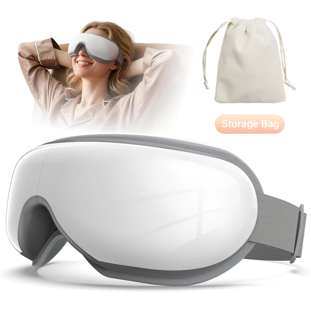 Heated Eye Massager with Vibration for Stress Relief - 18