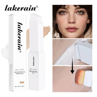 Full Coverage Color-Changing Cream Foundation Stick with Built-in Brush