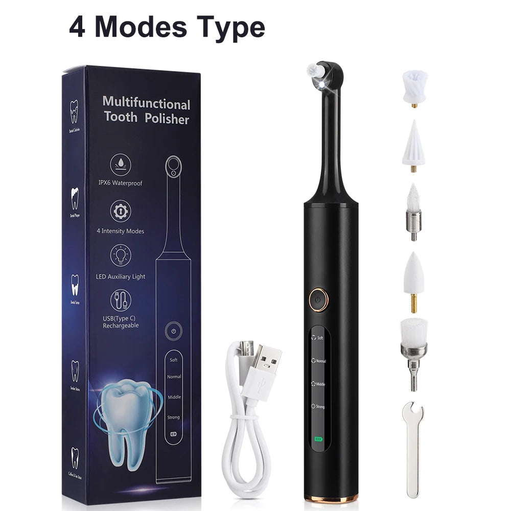Electric Dental Plaque Remover and Teeth Polishing Kit - 26