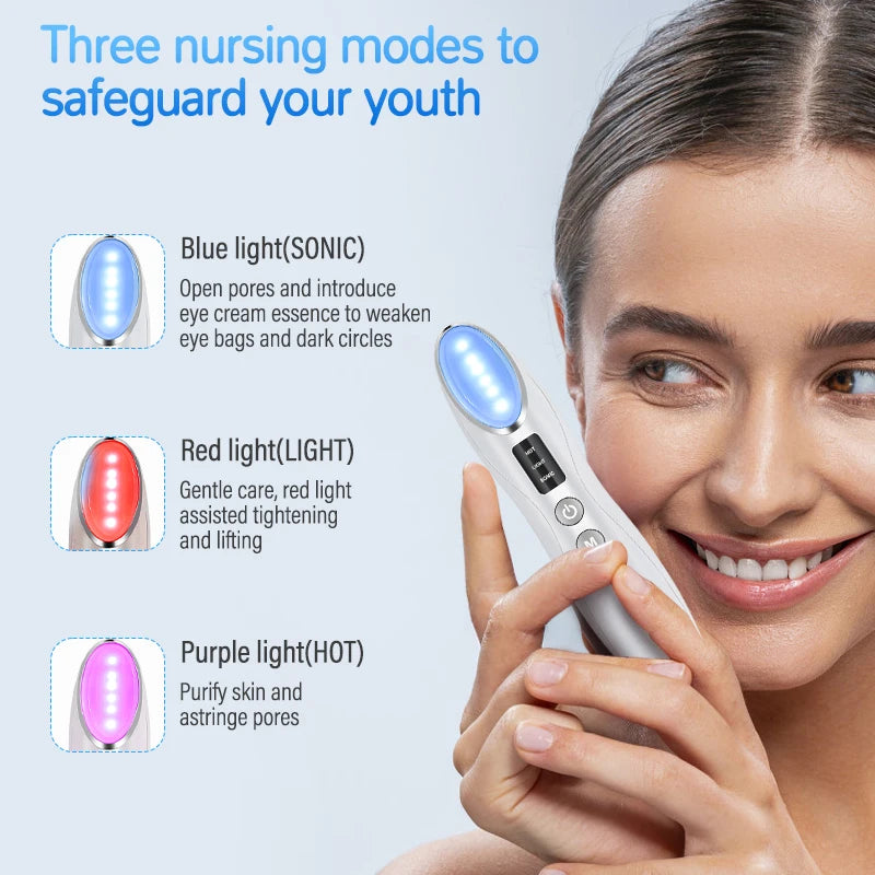 3-in-1 LED Eye Rejuvenation & Anti-Wrinkle Massager - 2