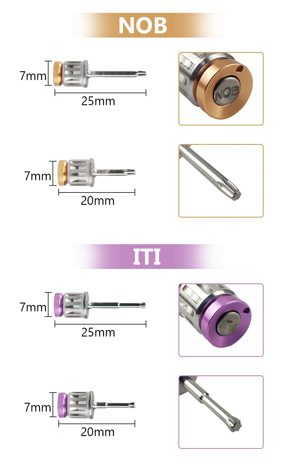 Universal Dental Implant Restoration & Torque Wrench Kit - 11