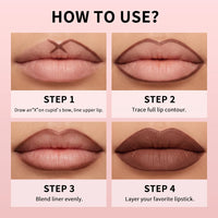 Waterproof Matte Lip Liner Pencil for Long-Lasting Contouring