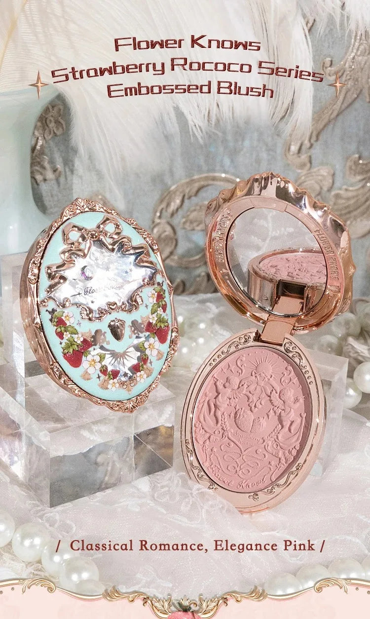Embossed Strawberry Long-Lasting Powder Blush - 17