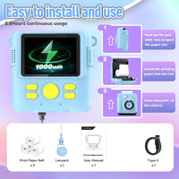 Instant Print Camera for Kids