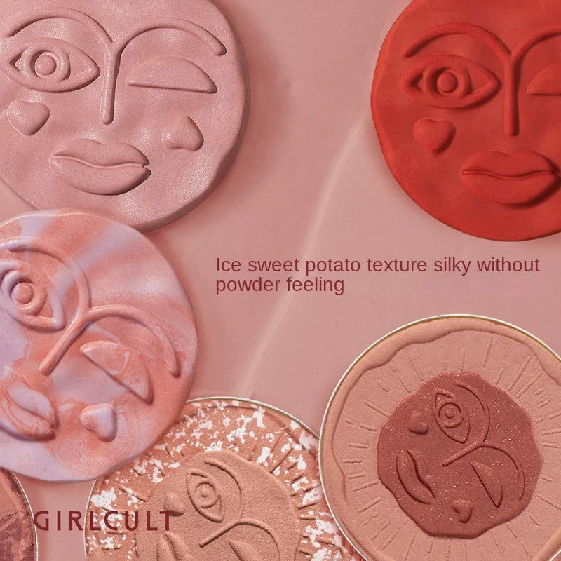 Emotional Shimmer Pressed Powder Blush for Natural Radiant Glow - 3