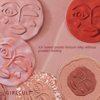 Emotional Shimmer Pressed Powder Blush for Natural Radiant Glow