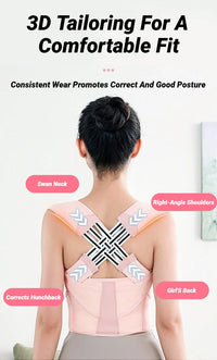 Adjustable Back Posture Corrector for Spine and Shoulder Support