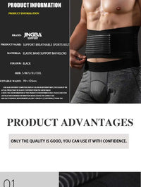 Adjustable Sports Waist & Back Support Trimmer Belt