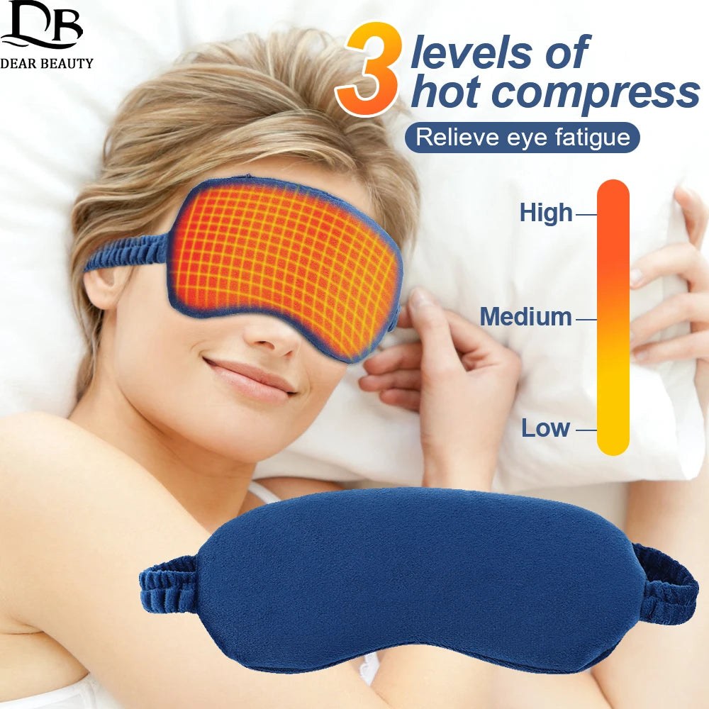 Heated Eye Mask for Fatigue and Dark Circles - 1