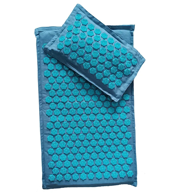 Acupressure Massage Mat and Pillow Set for Muscle Relief - 49