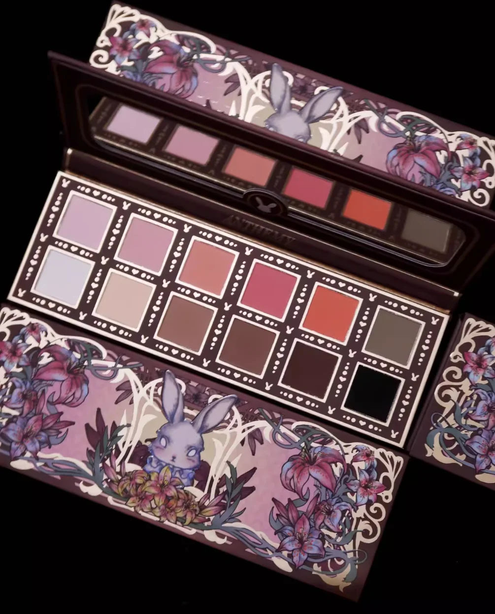 10-Color Waterproof Shimmer Eyeshadow Palette - 28