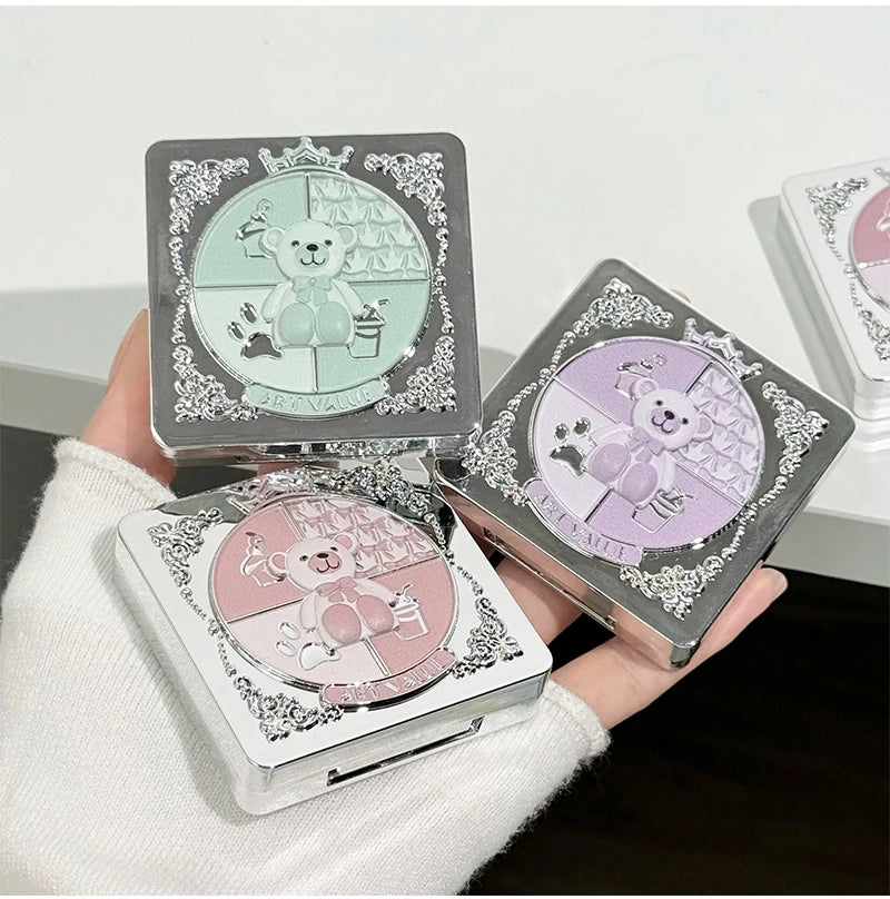 5-Color Shimmer and Matte Eyeshadow Palette - 12