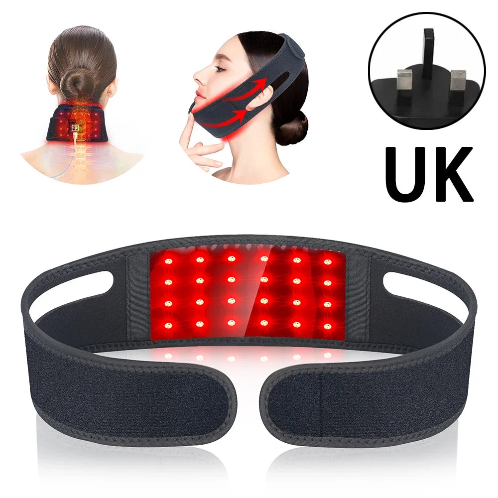 Red Light Therapy Neck & Chin Lifting Wrap - 17