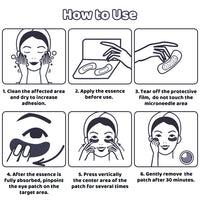Hyaluronic Acid Microneedle Eye Patches for Fine Lines & Dark Circles