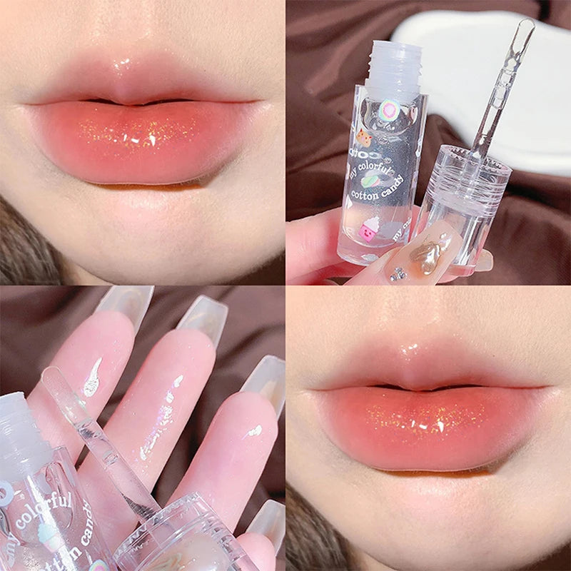 Hydrating Shimmering Lip Gloss for Glassy Lips - 4
