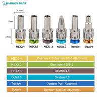 Universal Dental Implant Restoration Screwdriver and Wrench Kit