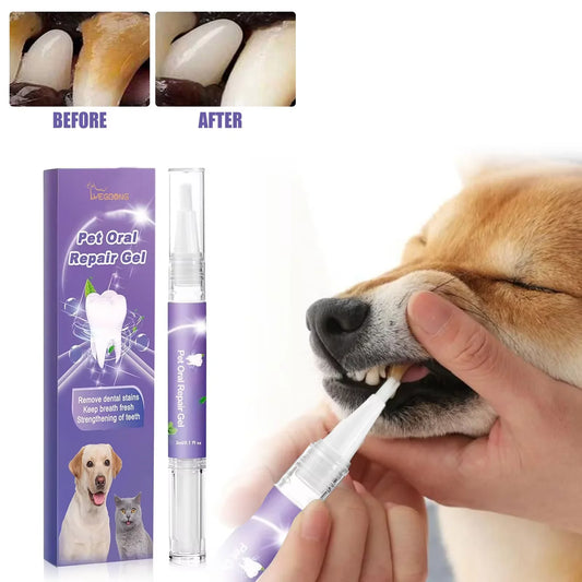Pet Oral Repair Gel for Teeth Cleaning and Fresh Breath