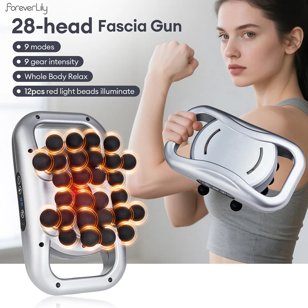 48-Head Deep Tissue Body Massage Gun - 30