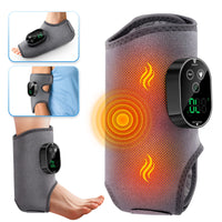 Heated Vibration Ankle Massager Brace for Pain Relief