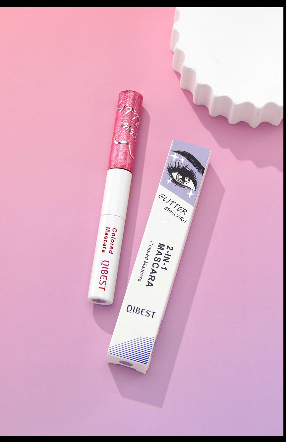 2-in-1 Glitter and Colored Mascara for Bold Eyelashes - 19