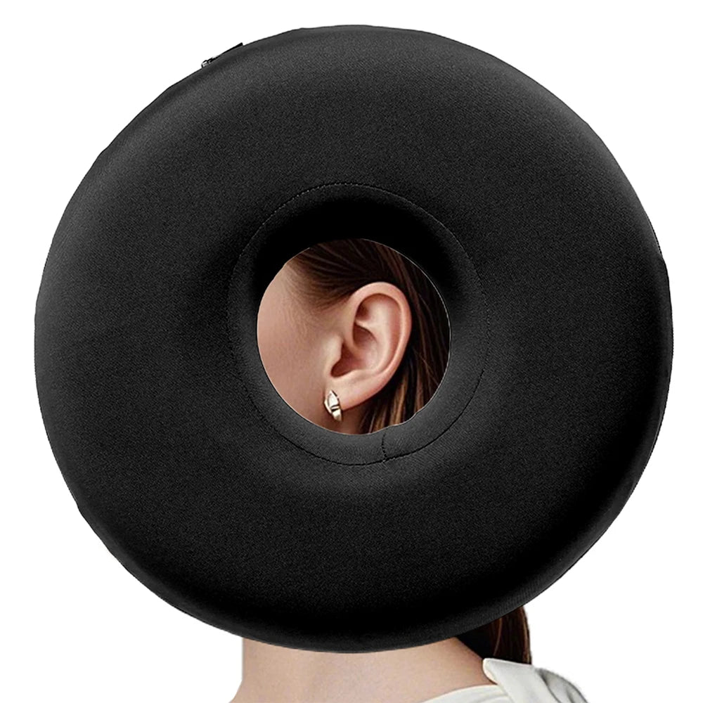 Ear Piercing Pillow for Side Sleepers with Ear Hole