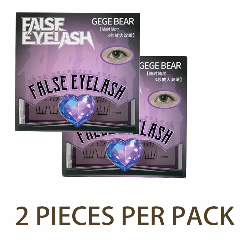 Glue-Free K-Pop Style DIY False Eyelashes - 17