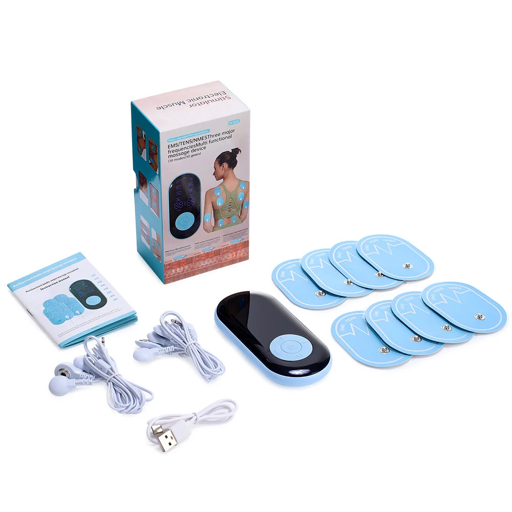 Dual-Channel TENS EMS Muscle Stimulator for Pain Relief and Recovery - 17