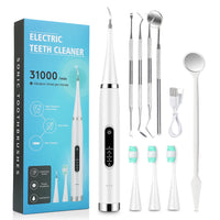 Electric Ultrasonic Teeth Cleaner and Plaque Remover