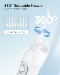 Portable Electric Water Flosser for Deep Teeth Cleaning