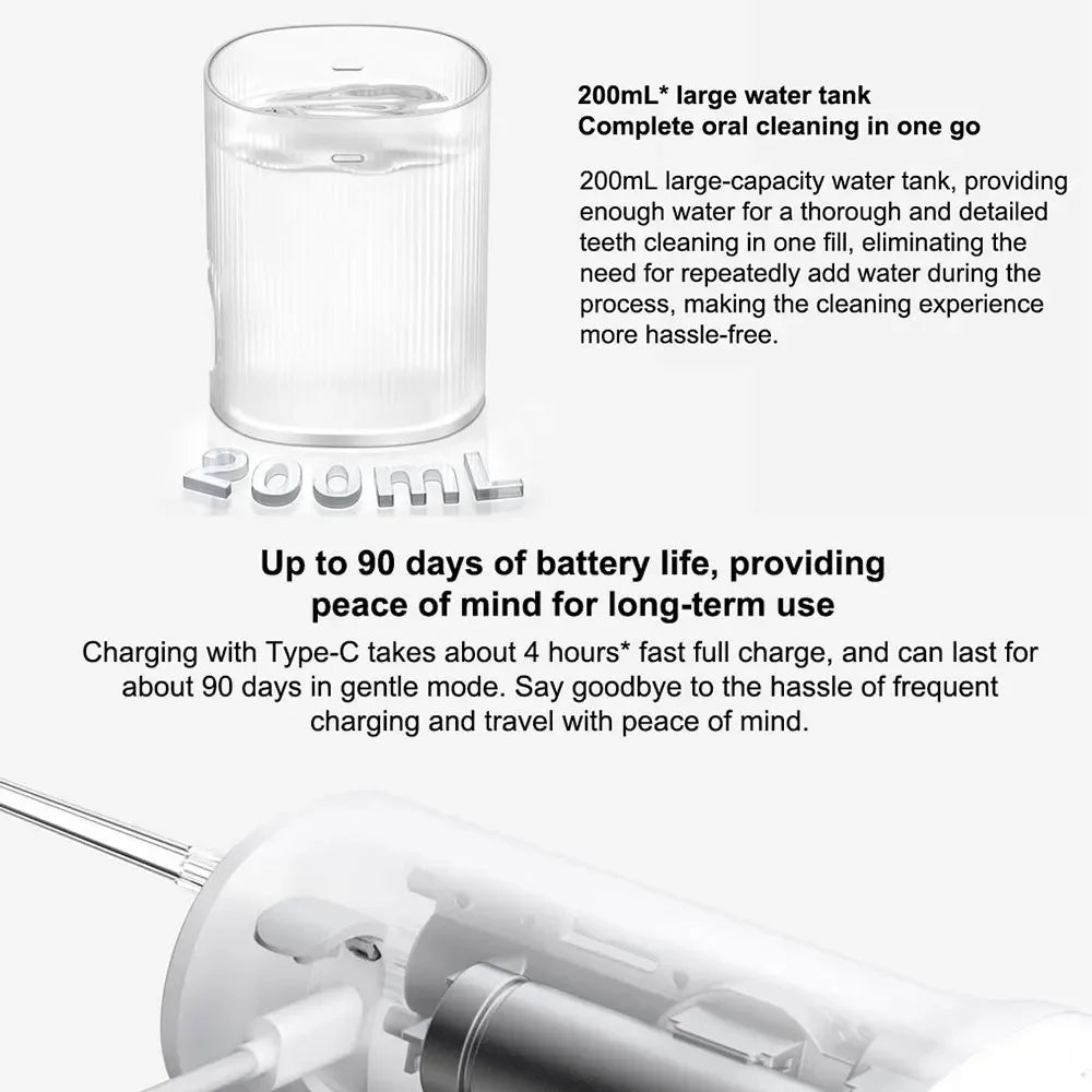 Portable Electric Water Flosser for Deep Teeth Cleaning - 4
