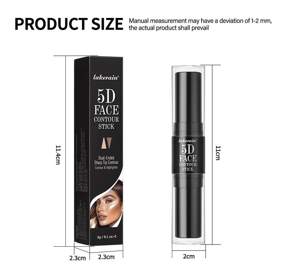 Dual-Ended Cream Contour and Highlighter Stick - 14