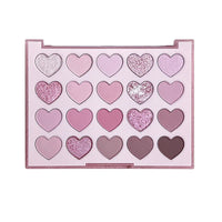 20-Color Heart-Shaped Eyeshadow Palette