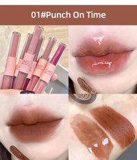 Dual-Ended Matte and Glossy Liquid Lipstick