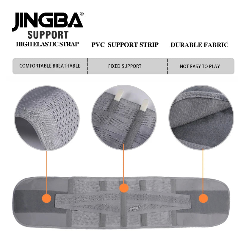 Adjustable Lumbar Support Belt for Back Pain and Fitness - 5