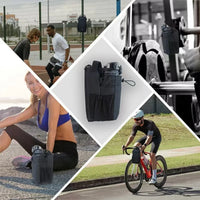 Magnetic Gym Bag for Water Bottle and Phone