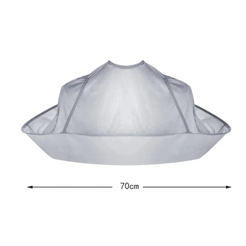 Waterproof Foldable Umbrella Hair Cutting Cape - 15