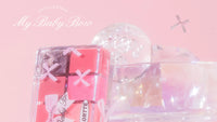 10-Color Jelly Lip Gloss Palette with Bow Design