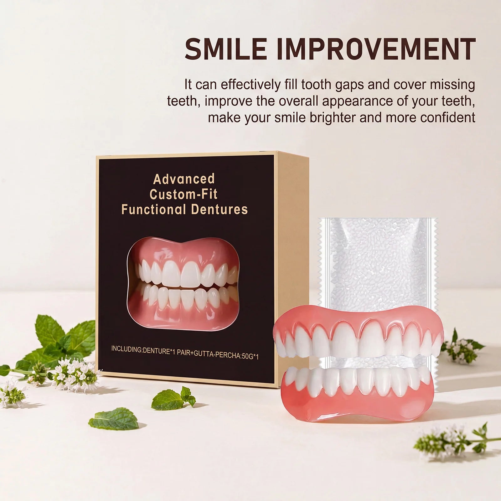 Instant Smile Temporary Denture & Veneer Kit - 9