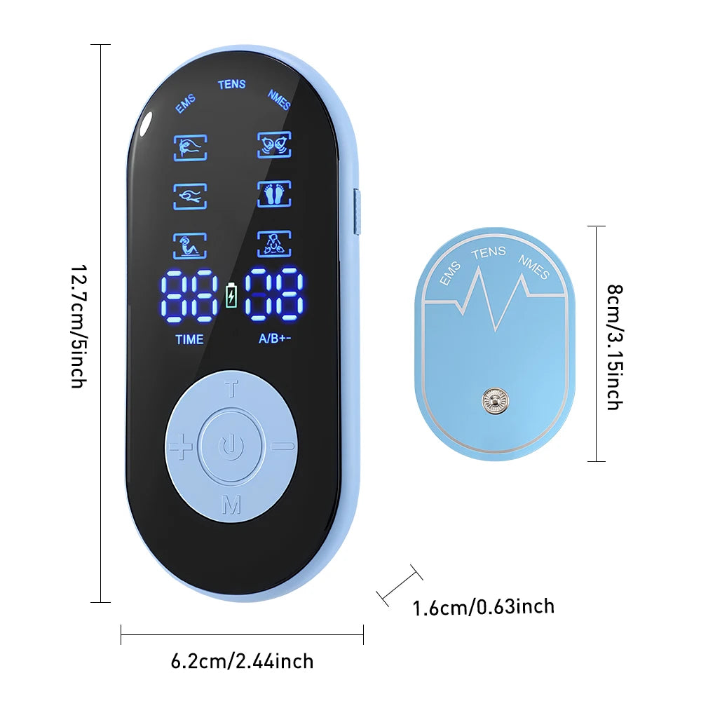 Dual-Channel TENS EMS Muscle Stimulator for Pain Relief and Recovery - 12