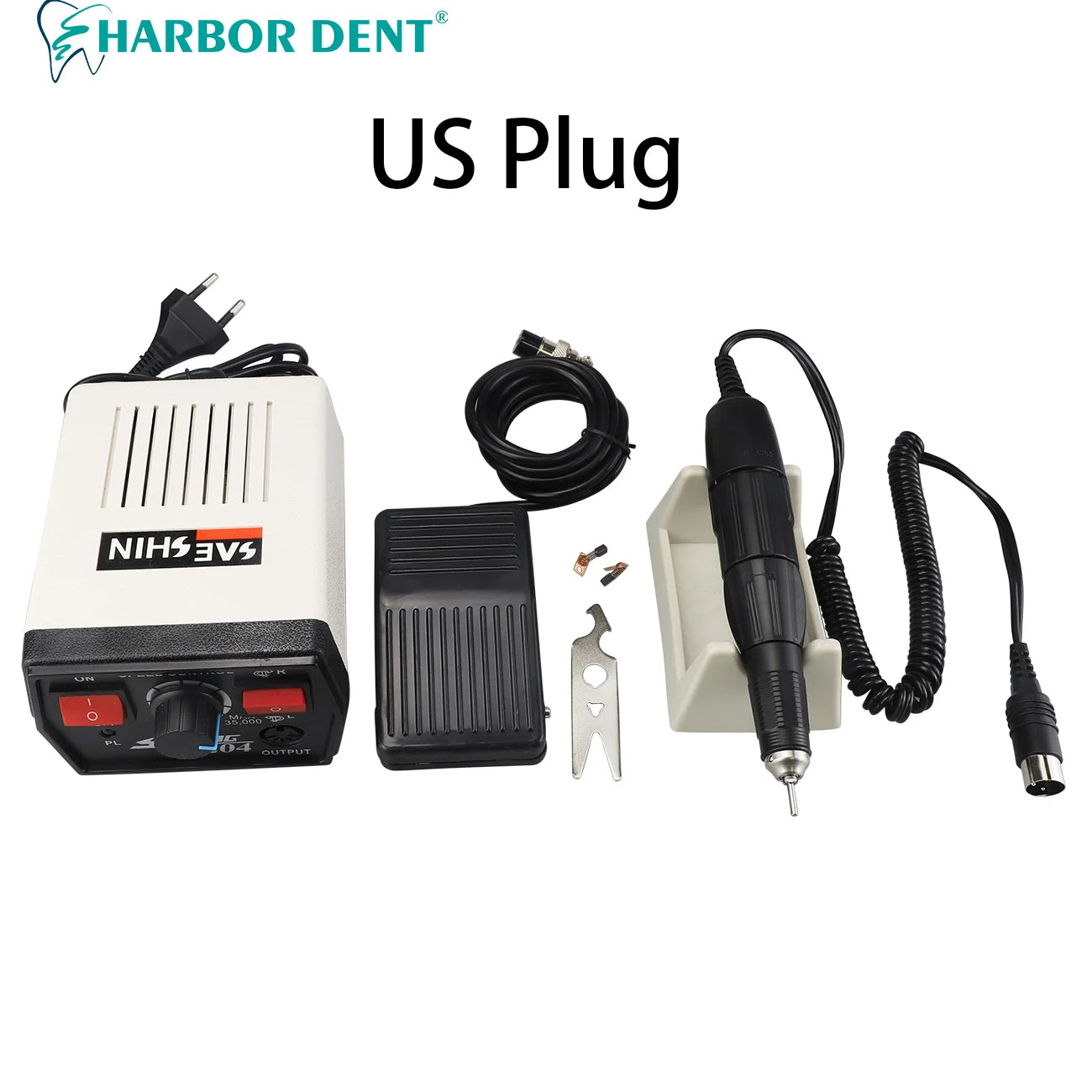 Professional 35,000 RPM Electric Micro Motor for Jewelry and Dental - 11
