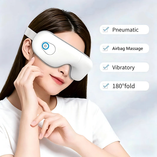Portable Heated Eye Massager for Stress and Eye Strain