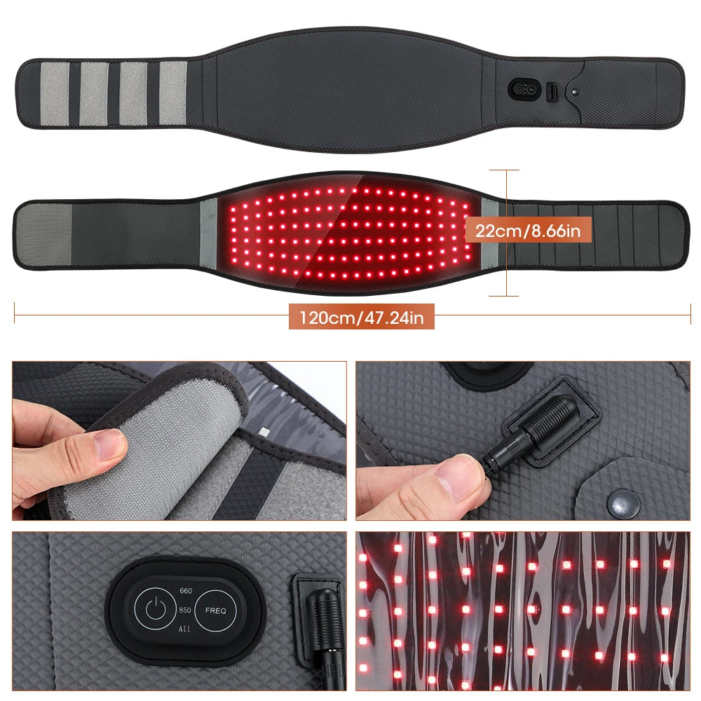 Cordless Lower Back Massager with Airbag Compression & Heat - 35