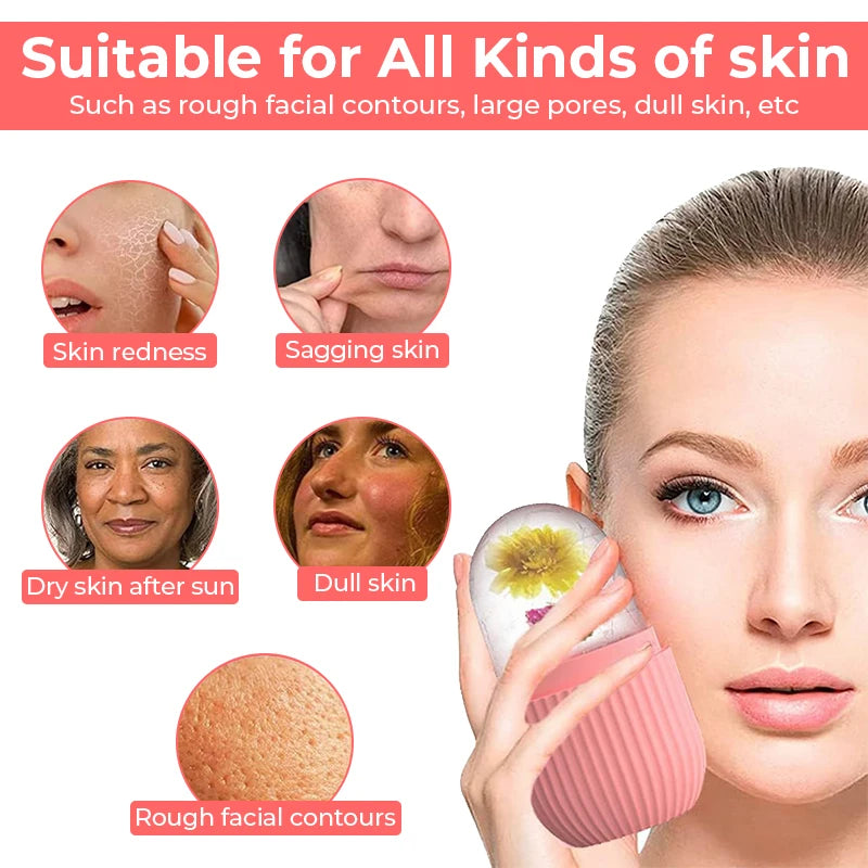 Facial Ice Roller for Skin Tightening and Puffiness Relief - 5