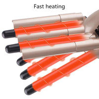 Triple Barrel Ceramic Hair Waver for Beachy Waves