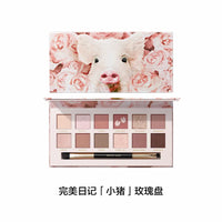 12-Color Waterproof Shimmer and Matte Eyeshadow Palette