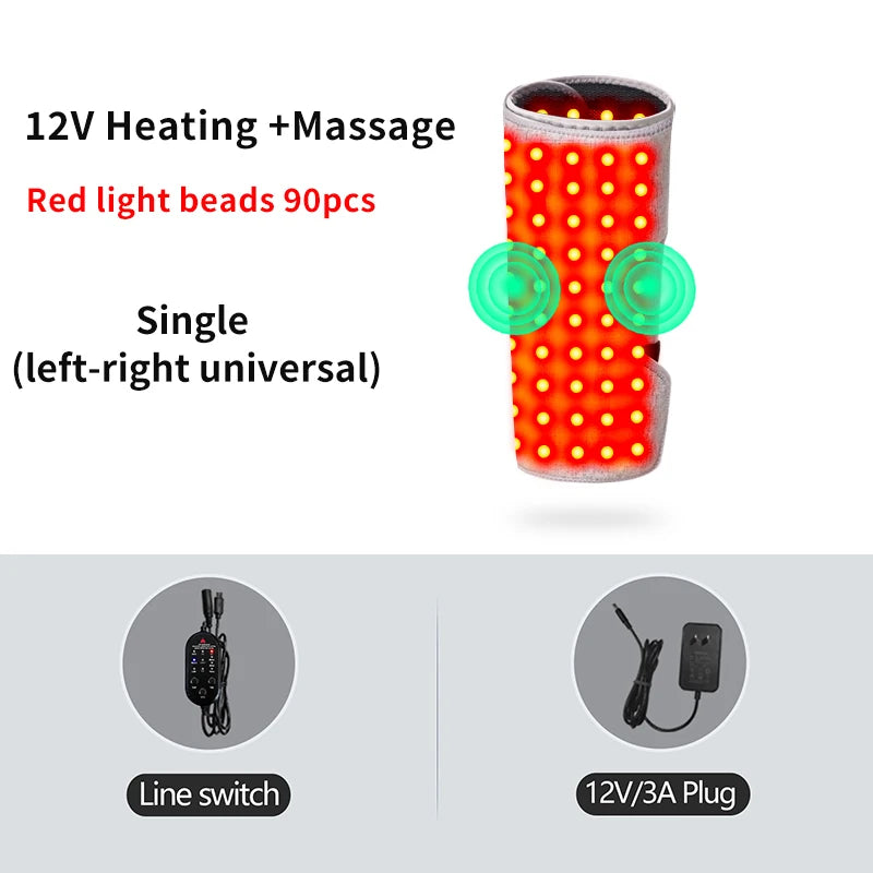 Red Light Therapy Calf Massager with Heat and Vibration - 19