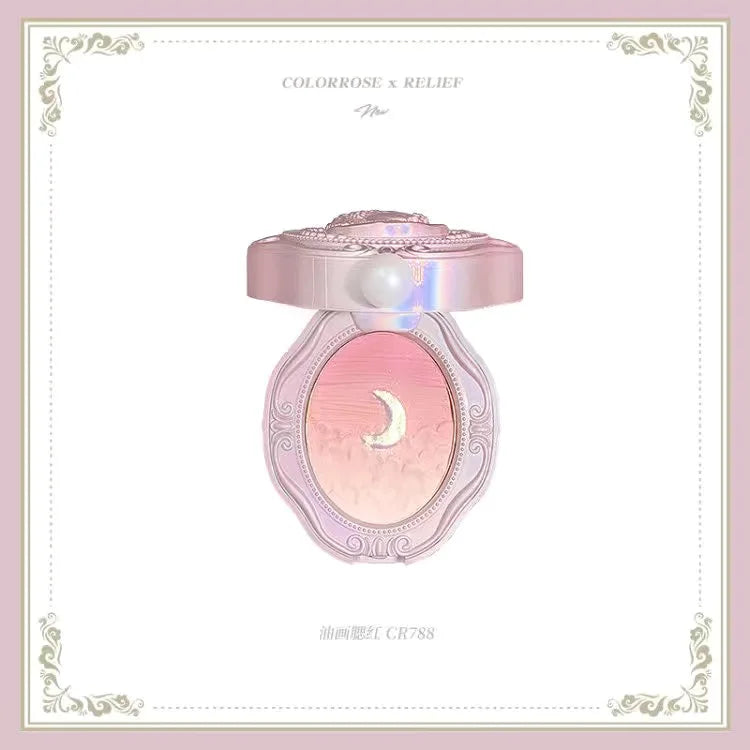 Embossed Gradient Blush and Highlighter Palette - 11