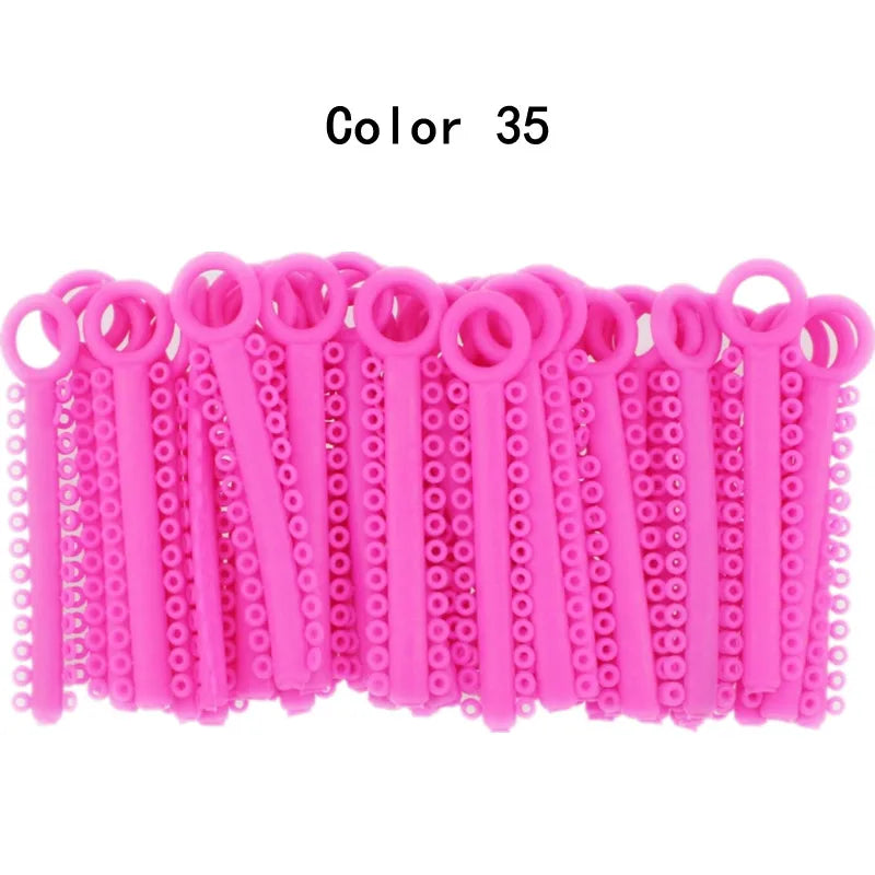Orthodontic Elastic Ligature Ties for Dental Braces - 21